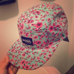 AriZona Green Tea 5-panel hate. Cherry blossoms